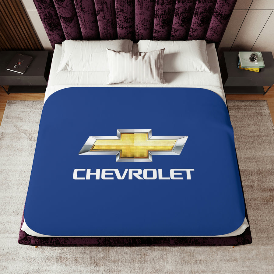 Dark Blue Chevrolet Sherpa Blanket™