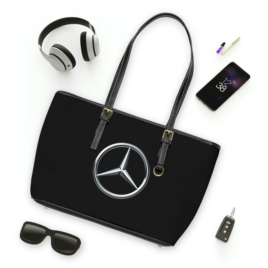 Black Mercedes Leather Shoulder Bag™