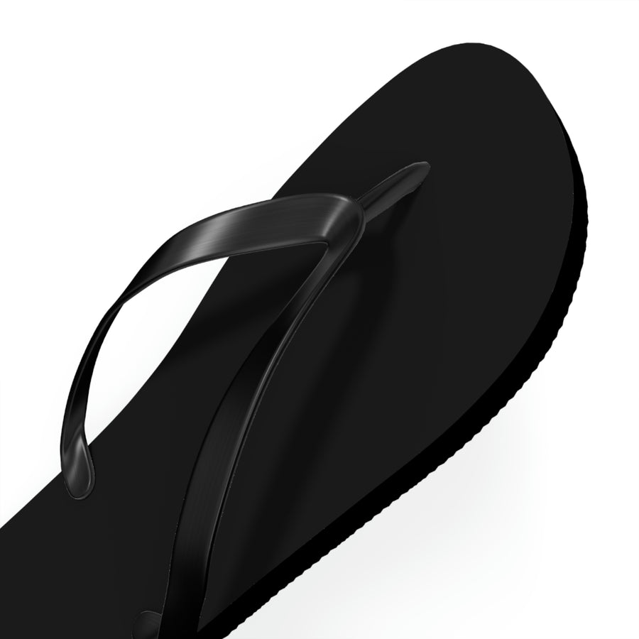 Unisex Black Jaguar Flip Flops™