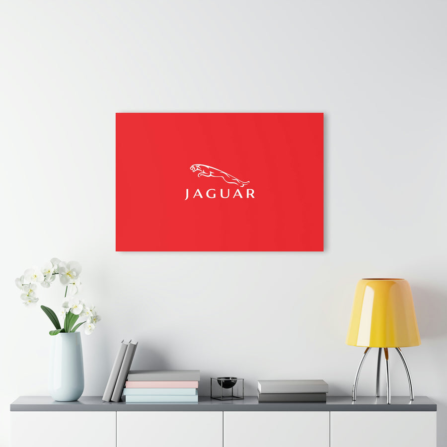 Red Jaguar Acrylic Prints (French Cleat Hanging)™