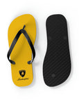 Unisex Yellow Lamborghini Flip Flops™