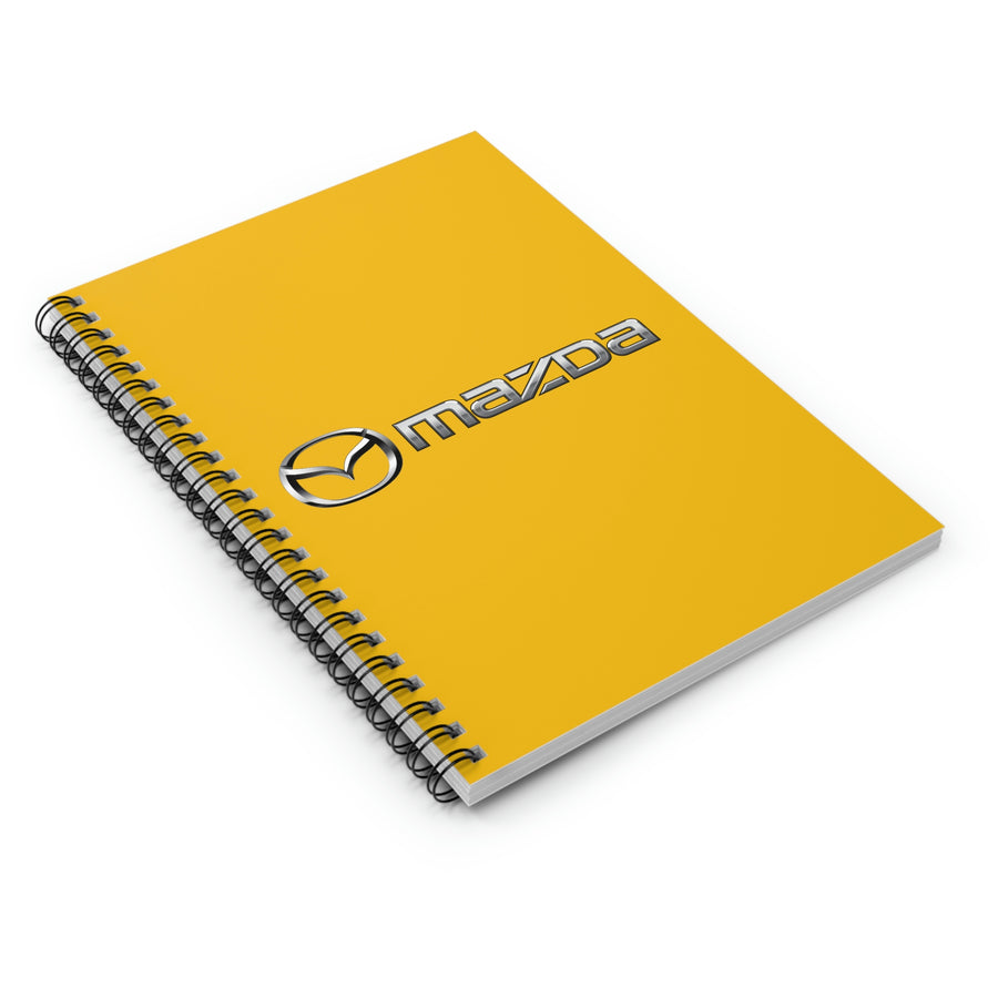 Yellow Mazda Spiral Notebook - Ruled Line™