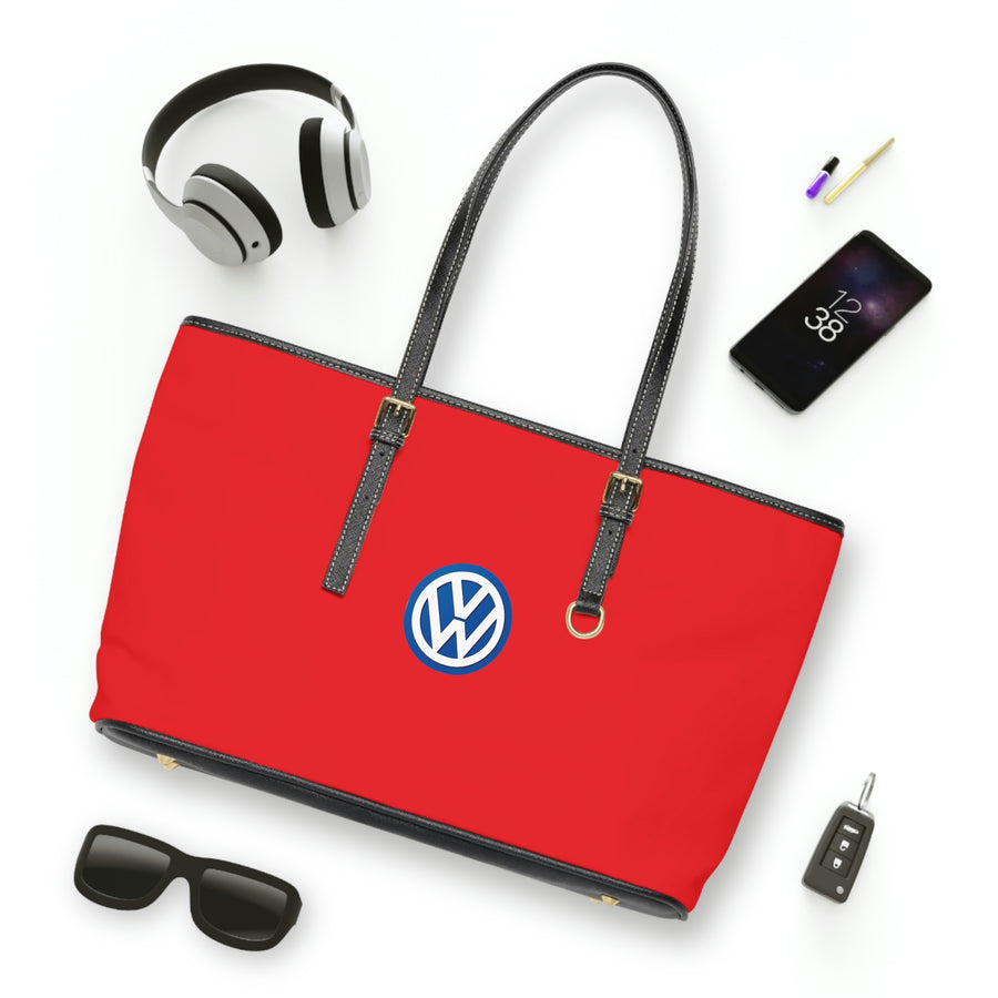 Red Volkswagen Leather Shoulder Bag™