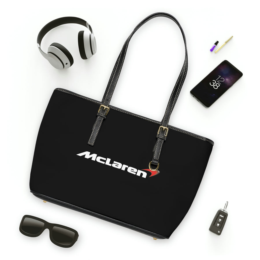 Black Mclaren Leather Shoulder Bag™