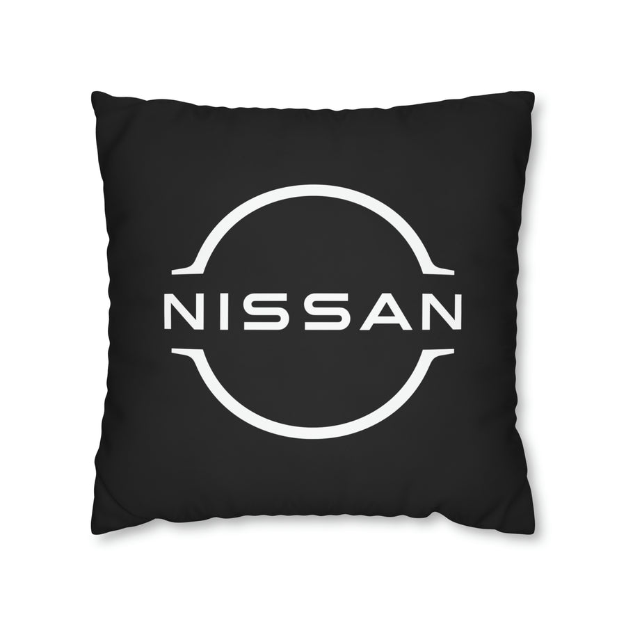 Black Spun Polyester Nissan GTR pillowcase™