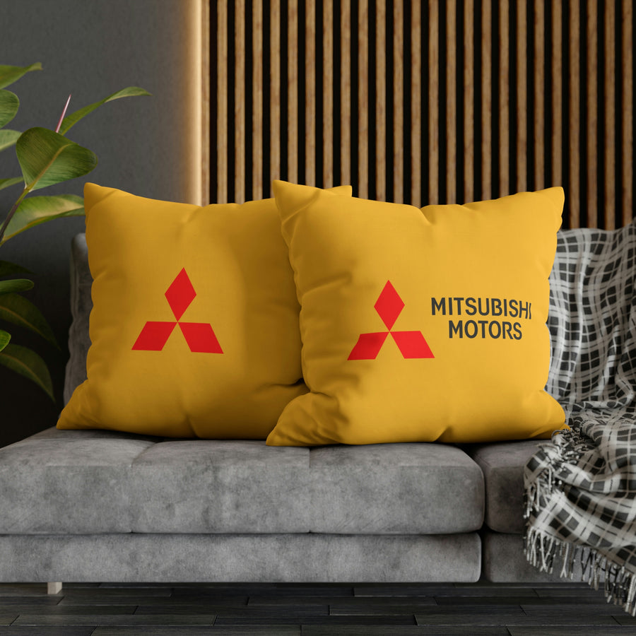 Yellow Mitsubishi Spun Polyester pillowcase™