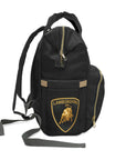 Black Lamborghini Multifunctional Diaper Backpack™