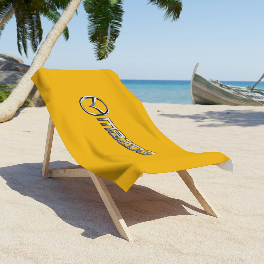 Yellow Mazda Beach Towel™