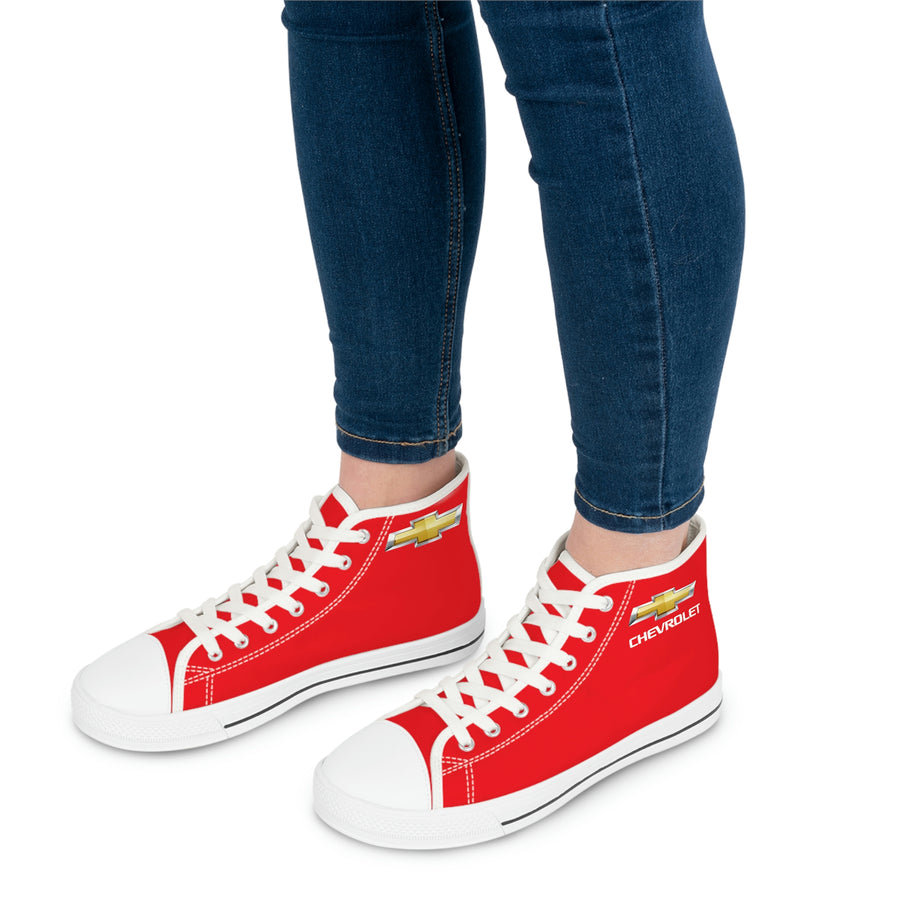 Women's Red Chevrolet High Top Sneakers™