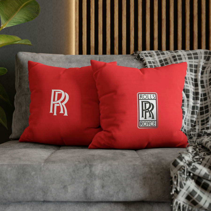 Red Rolls Royce Spun Polyester pillowcase™