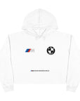 Sweat à capuche court BMW pour femme