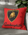 Red Lamborghini Spun Polyester pillowcase™