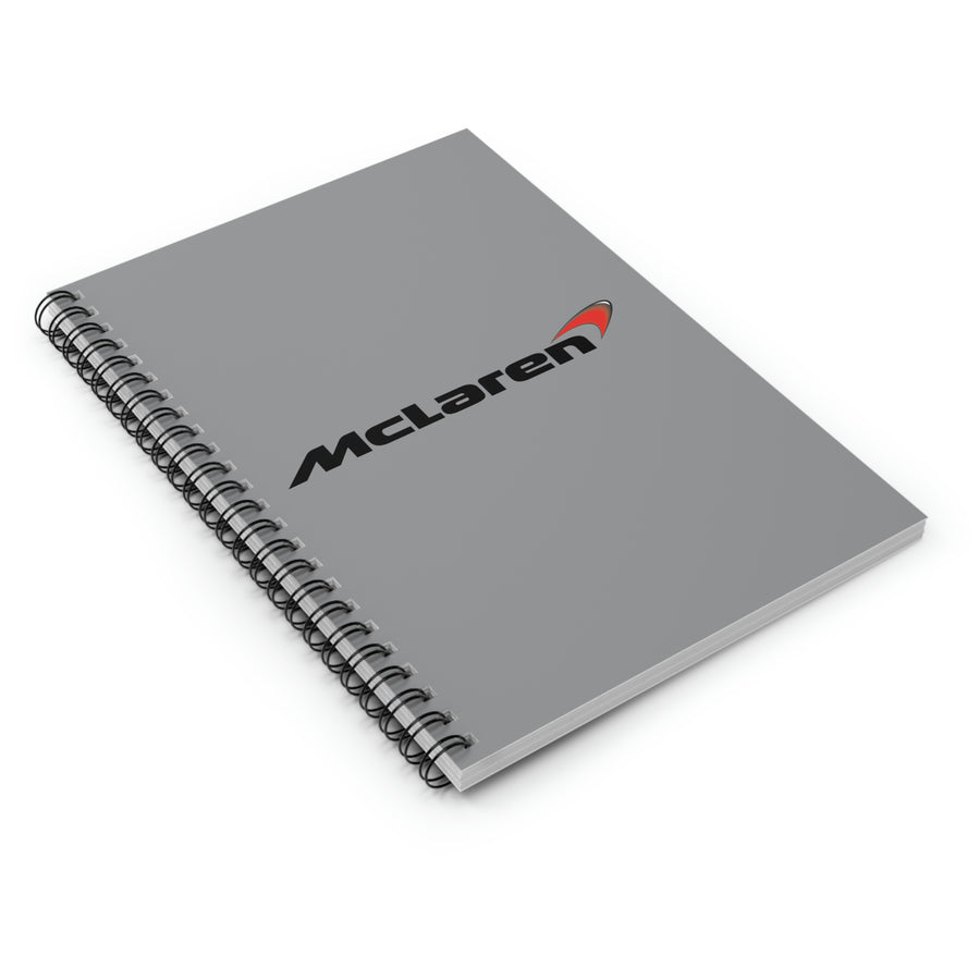 Grey McLaren Spiral Notebook - Ruled Line™