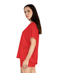Women's Red Rolls Royce Short Pajama Set™