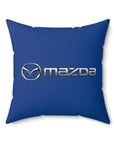 Dark Blue Mazda Spun Polyester Square Pillow™