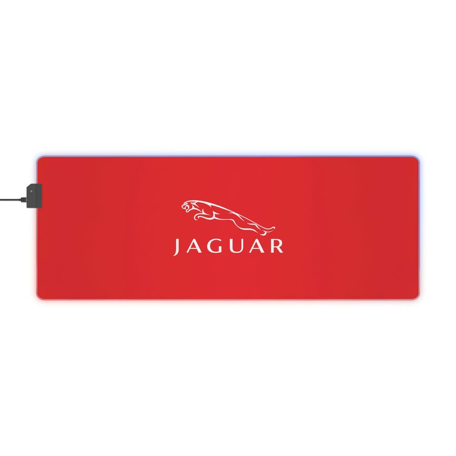 Red Jaguar LED Gaming Mouse Pad™