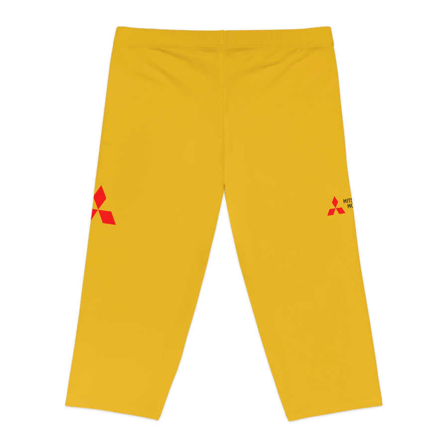 Women's Yellow Mitsubishi Capri Leggings™