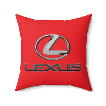 Red Lexus Spun Polyester Square Pillow™