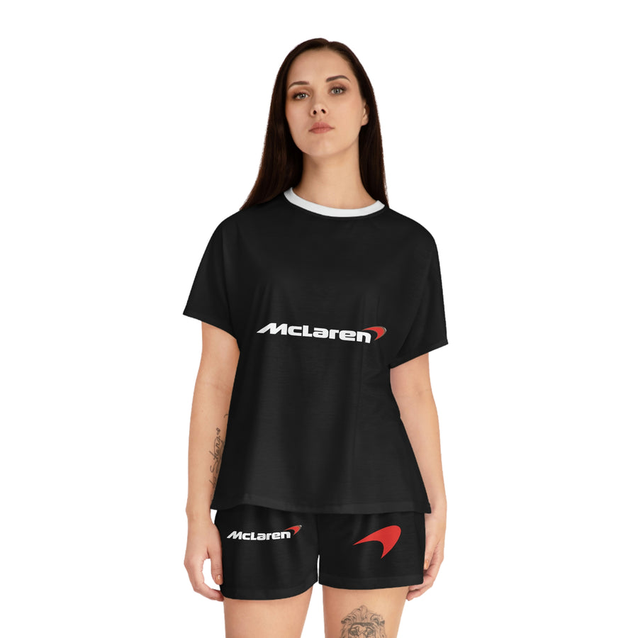 Women's Black McLaren Short Pajama Set™