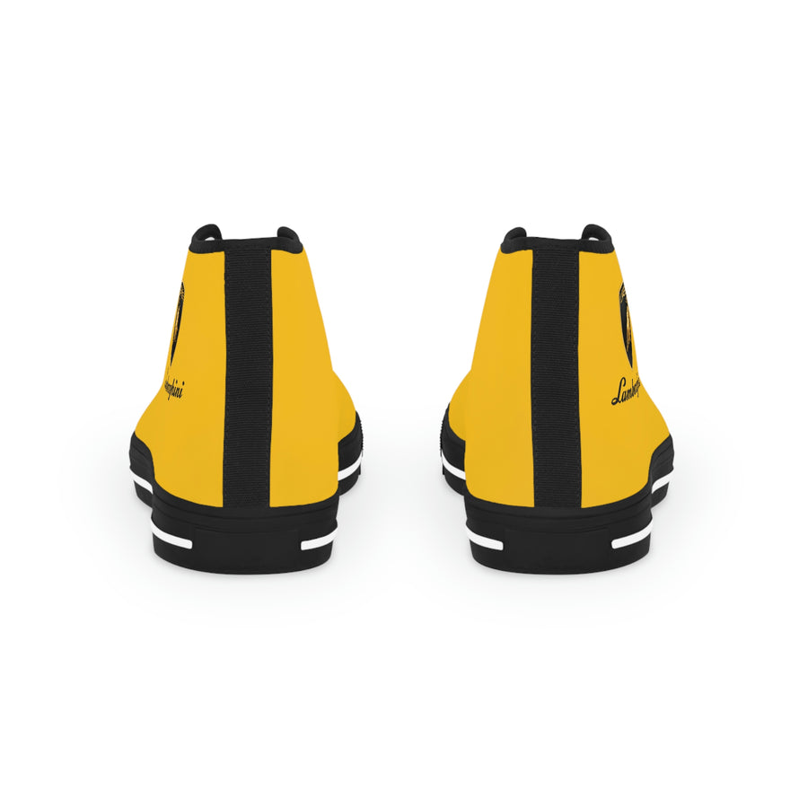 Men's Yellow Lamborghini High Top Sneakers™