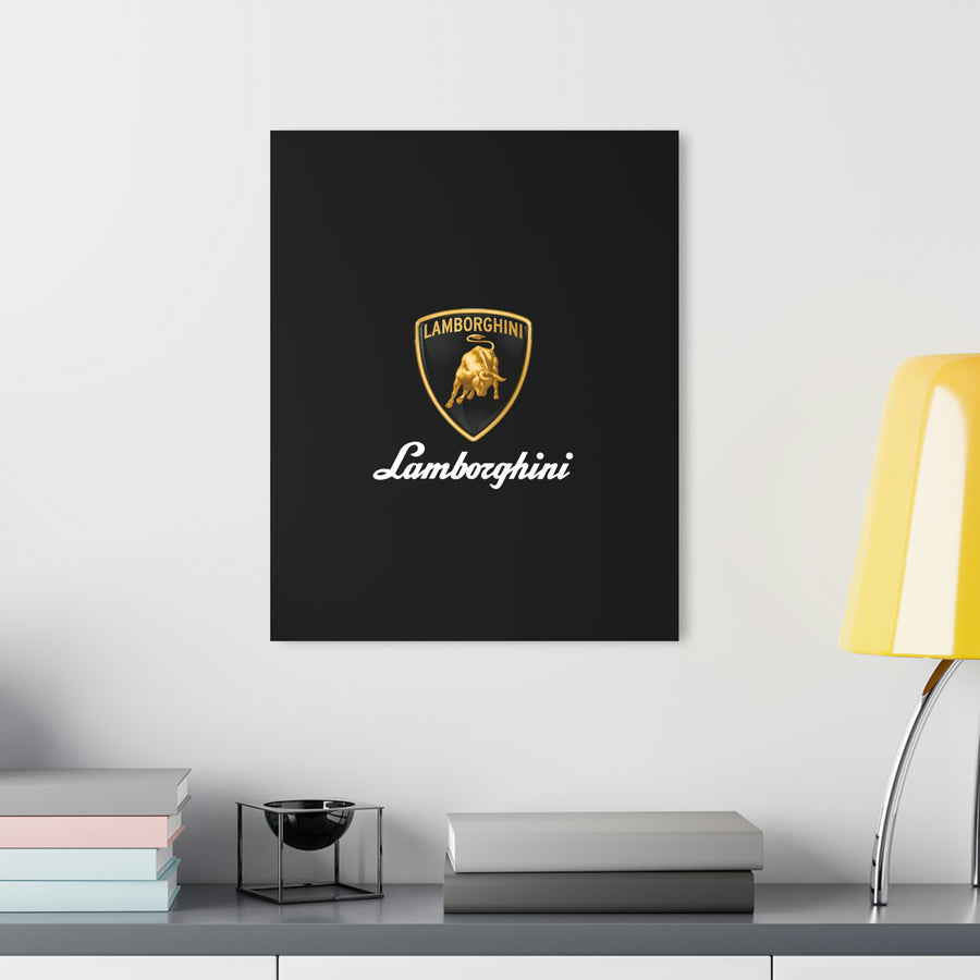 Black Lamborghini Acrylic Prints (French Cleat Hanging)™