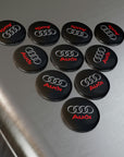 Black Audi Button Magnet, Round (1 & 10 pcs)™