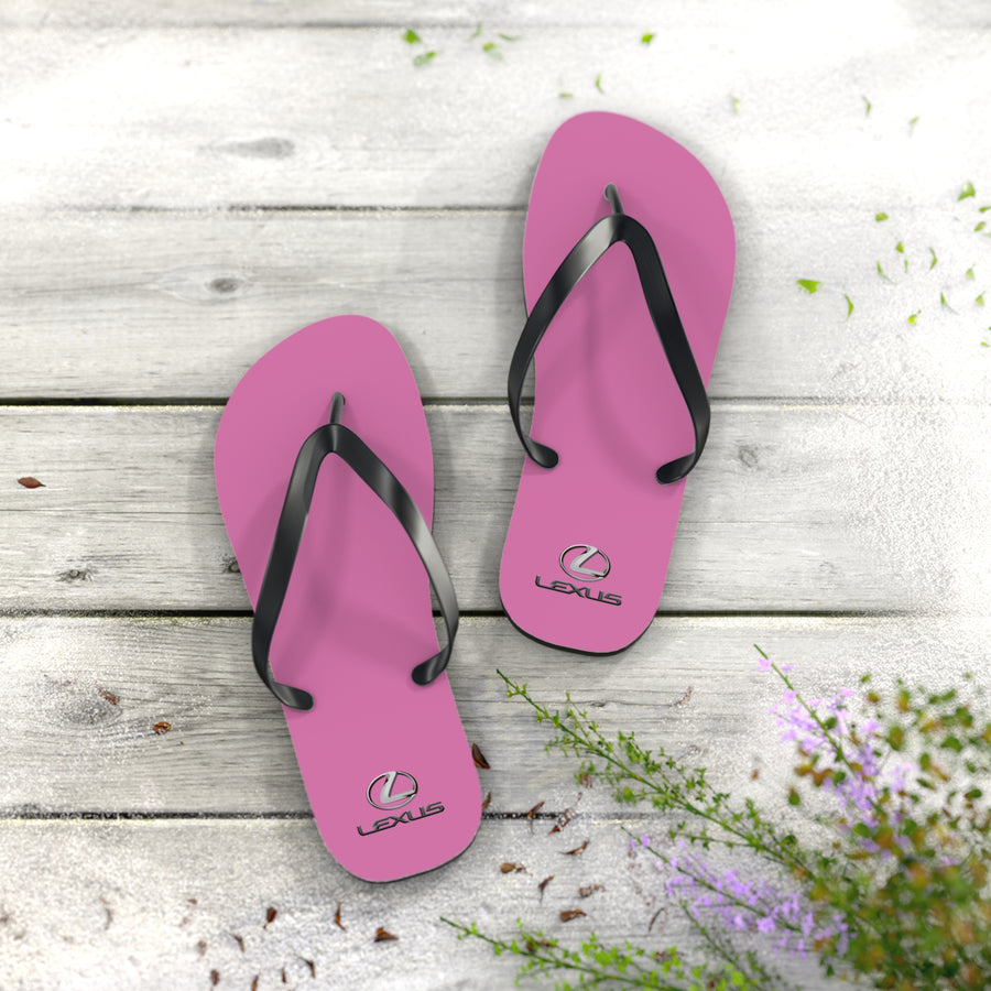 Unisex Light Pink Lexus Flip Flops™