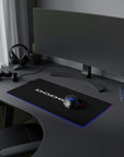 LED Gaming Black Dodge Mouse Pad™