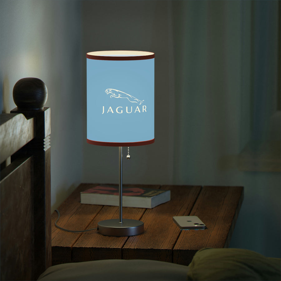 Light Blue Jaguar Lamp on a Stand, US|CA plug™