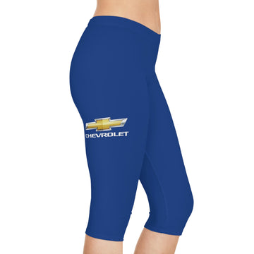 Women's Dark Blue Chevrolet Capri Leggings™