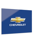 Dark Blue Chevrolet Acrylic Prints (French Cleat Hanging)™