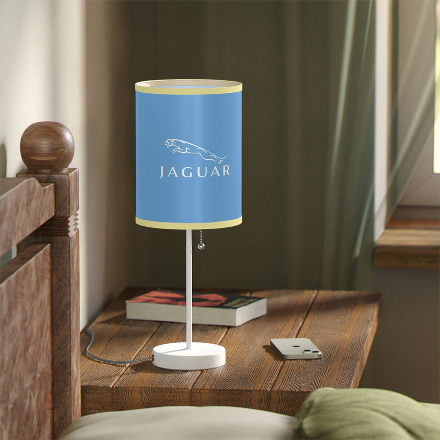 Light Blue Jaguar Lamp on a Stand, US|CA plug™