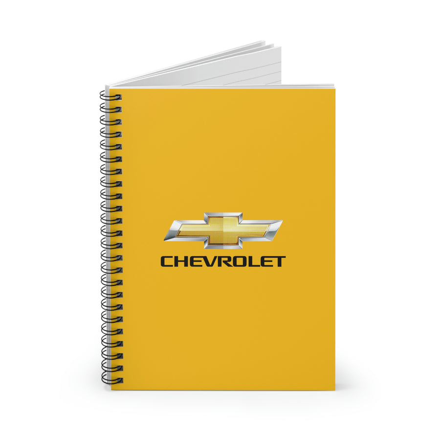 Yellow Chevrolet Spiral Notebook - Ruled Line™