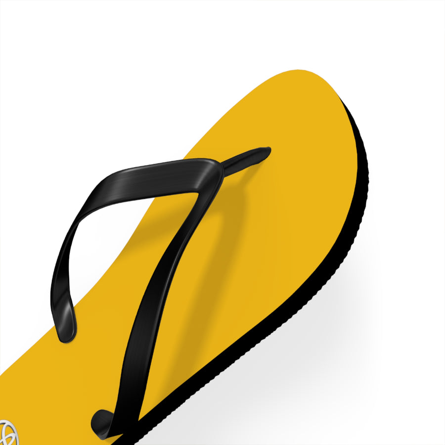 Unisex Yellow Toyota Flip Flops™