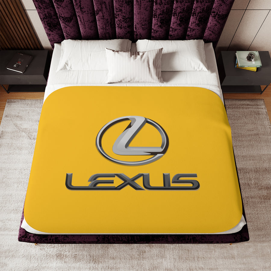 Yellow Lexus Sherpa Blanket™