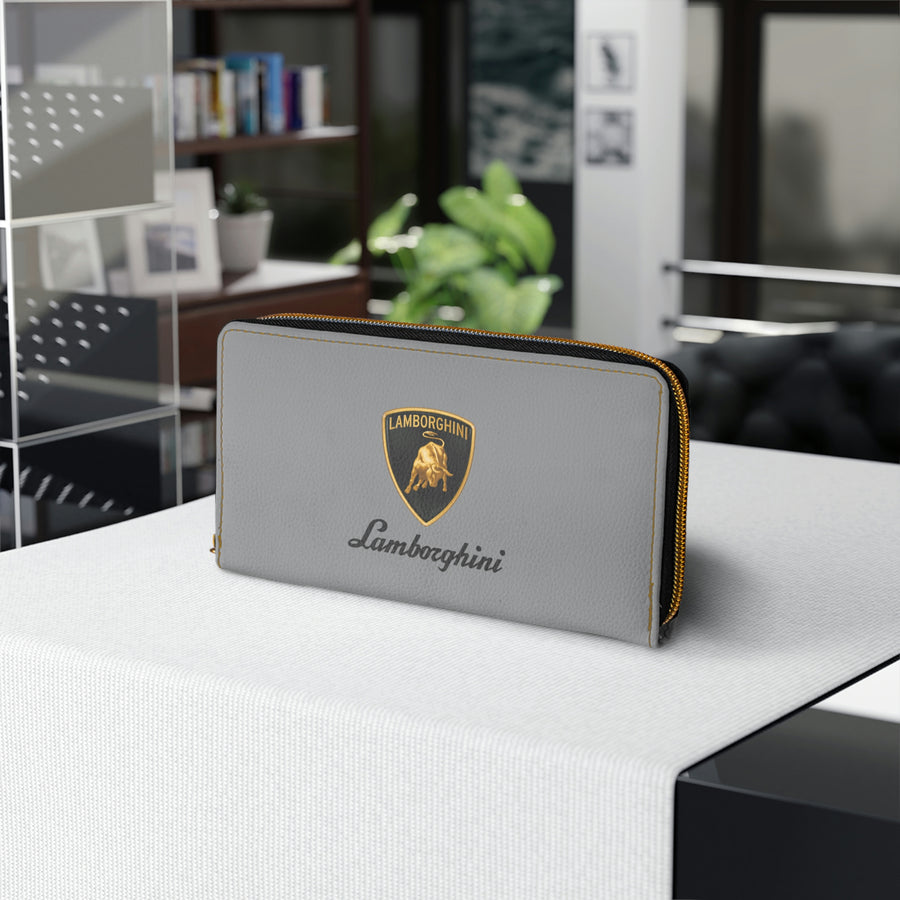 Grey Lamborghini Zipper Wallet™
