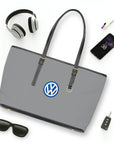 Grey Volkswagen Leather Shoulder Bag™