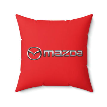 Red Mazda Spun Polyester Square Pillow™