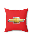 Red Chevrolet Spun Polyester Square Pillow™