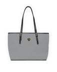 Lamborghini Grey Leather Shoulder Bag™