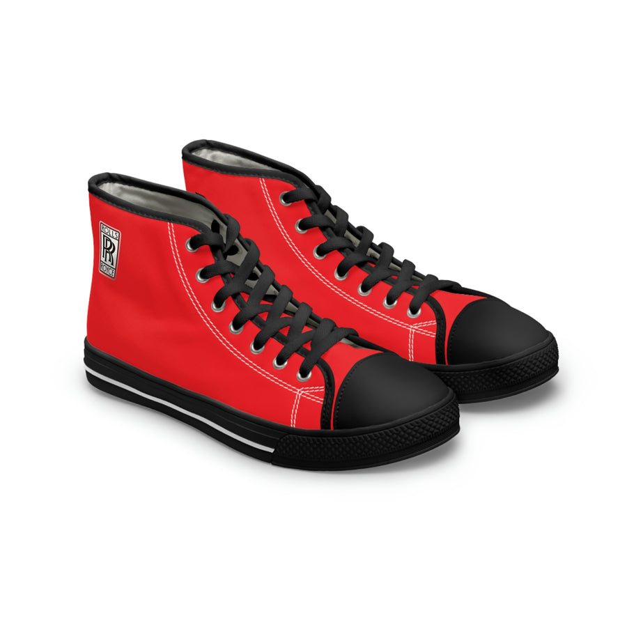 Women's Red Rolls Royce High Top Sneakers™