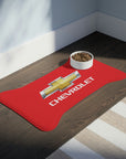 Red Chevrolet Pet Feeding Mats™