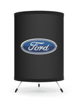 Black Ford Chevrolet Tripod Lamp with High-Res Printed Shade, US\CA plug™