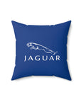 Dark Blue Jaguar Spun Polyester Square Pillow™