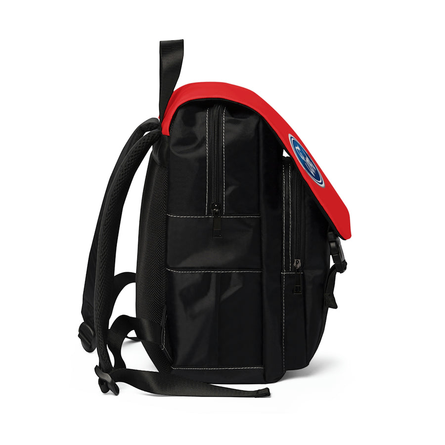 Unisex Red Ford Casual Shoulder Backpack™