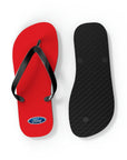 Unisex Red Ford Flip Flops™