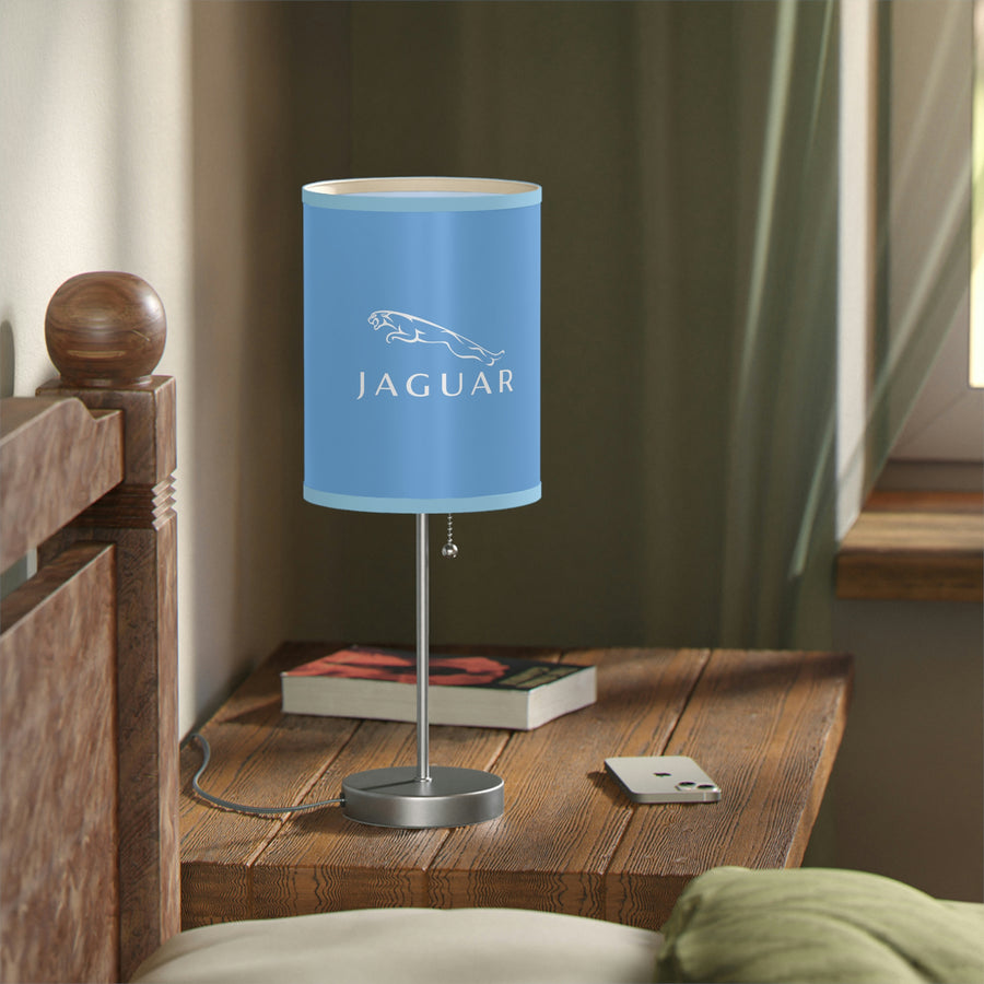 Light Blue Jaguar Lamp on a Stand, US|CA plug™