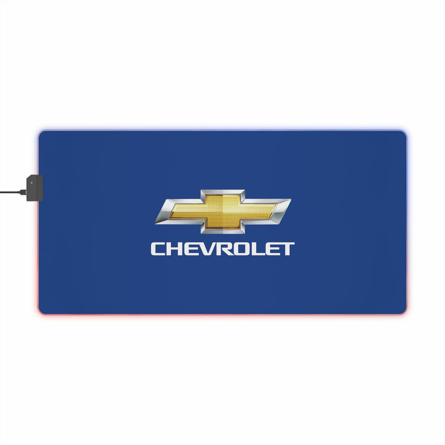 Dark Blue Chevrolet LED Gaming Mouse Pad™