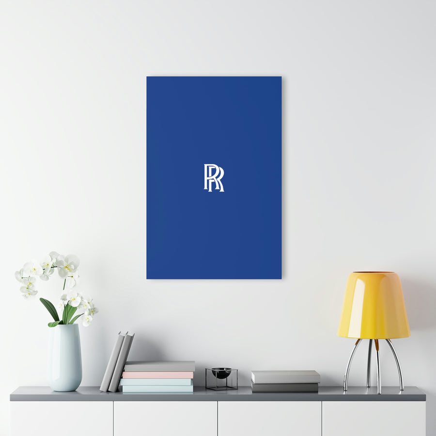 Dark Blue Rolls Royce Acrylic Prints (French Cleat Hanging)™