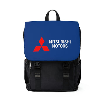 Unisex Dark Blue Mitsubishi Casual Shoulder Backpack™